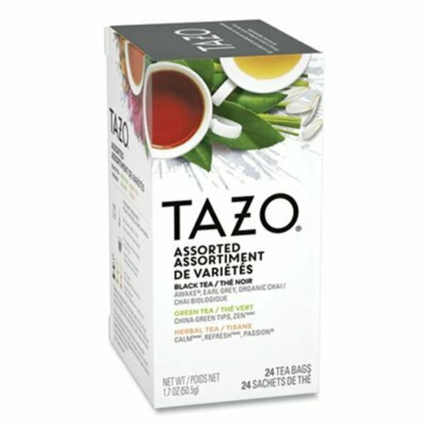 Five Star Distributors Tazo, Assorted Tea Bags, Three Each Flavor, 24PK 153966